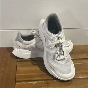 Hoka Women's White and Gray Sneakers